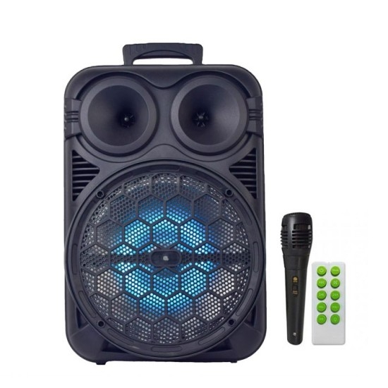 Портативна Bluetooth Колона KTS-1201 с Микрофон и Караоке Функция – 12”