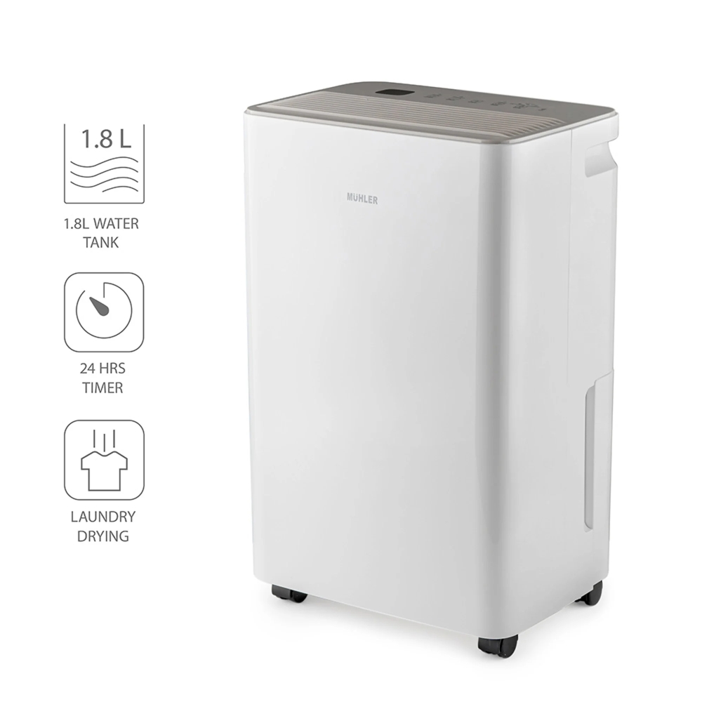 Влагоуловител Muhler MHD-10T25, 10L/24h, Ion&Carbon