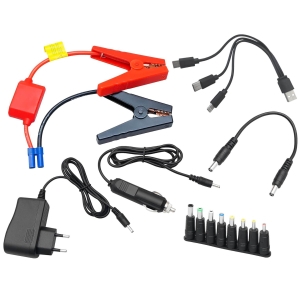 USB Стартер за Кола с Компресор, Фенер и Аварийни Инструменти 12V, 600A