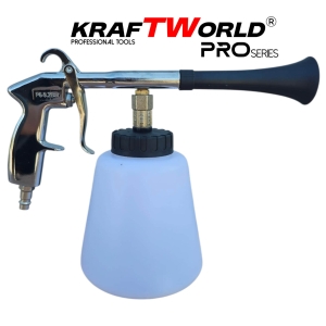 Професионален Пневматичен Пистолет за Авто Детайлинг, Кожа и текстил, 6-9 bar KRAFT WORLD