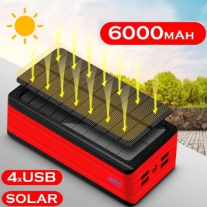 Power Bank със Соларен Панел 60 000 mAh
