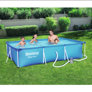 Сглобяем Басейн BESTWAY Steel Pro 56411 300x201x66см с Филтърна Помпа