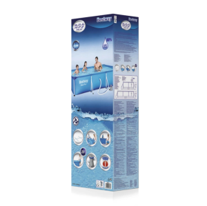 Сглобяем Басейн BESTWAY Steel Pro 56411 300x201x66см с Филтърна Помпа