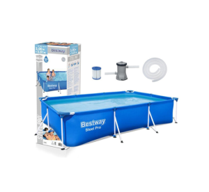 Сглобяем Басейн BESTWAY Steel Pro 56411 300x201x66см с Филтърна Помпа