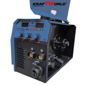 Инверторен Електрожен KRAFT WORLD 350А с Телоподаващо 2в1