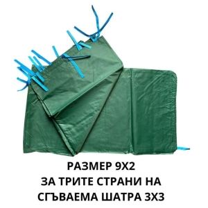 Страница за Шатра 3×3 (Зелена) 9 Метра