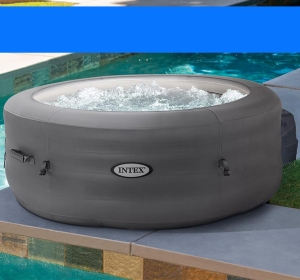 Intex SimpleSpa – Надуваемо Джакузи Ø196 см за 4 души с масажна система и отопление