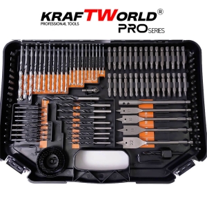 Комплект Битове и Свредла 246 Части в Куфар KRAFT WORLD