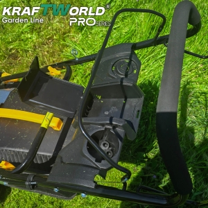 Самоходна Бензинова Косачка 4000W с 5 Функции и Кош 65L