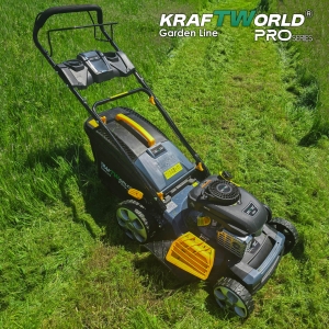 Самоходна Бензинова Косачка 4000W с 5 Функции и Кош 65L