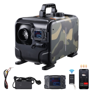 Дизелова Печка 8kW с 6л Резервоар, Bluetooth и CO Защита